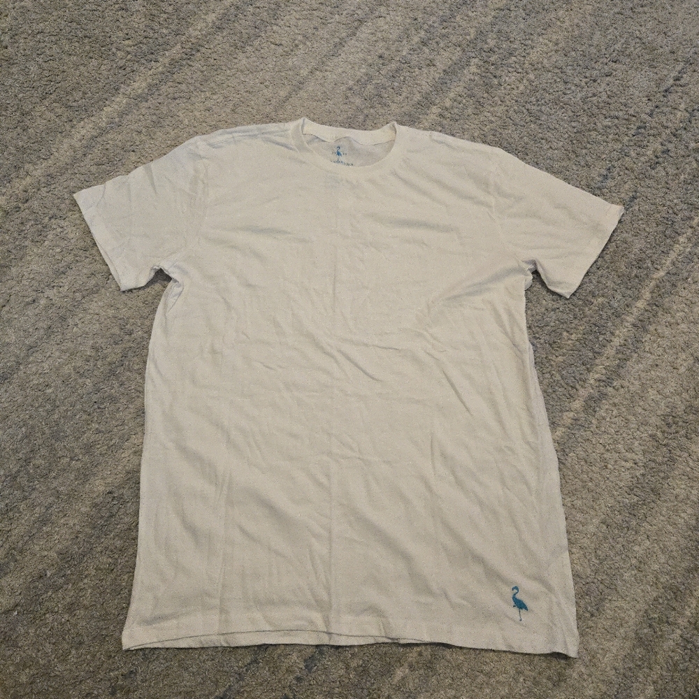 Tailorbyrd Loungewear Men's White Cotton T-Shirt - Size Large